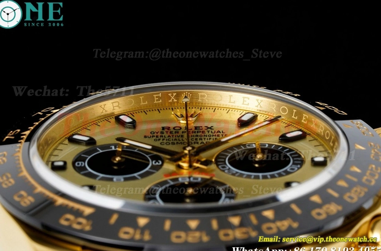 YG BTF 904L Dial SA4130 V2 RU 116518 Daytona Gold 0108